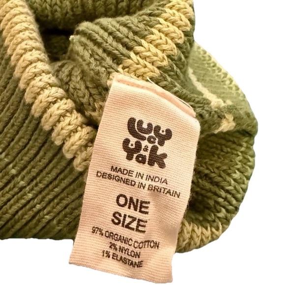 Set of two Lucy & Yak striped beanies - Picture 8 of 10